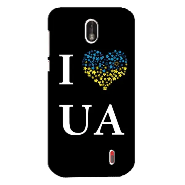 Чохол з малюнком «I Love UA» для Nokia 1 Чохол з малюнком «I Love UA» для Nokia 1