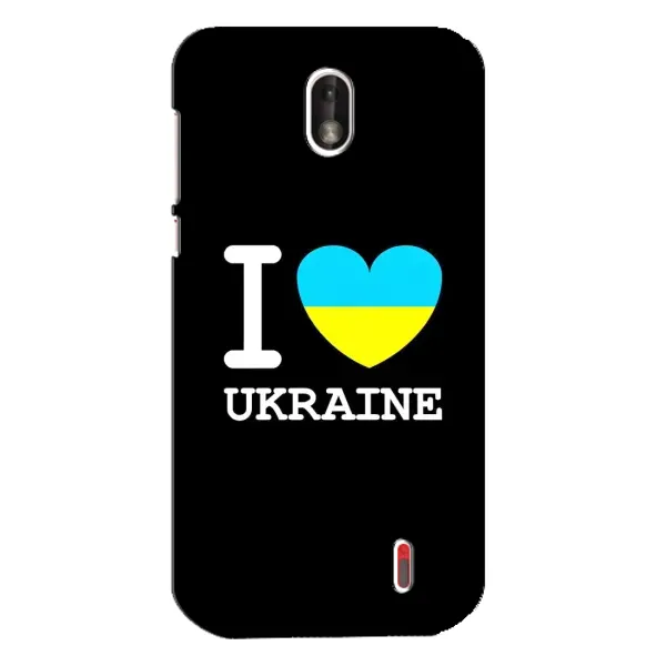 Чехол с рисунком «I Love Ukraine» для Nokia 1 Чехол с рисунком «I Love Ukraine» для Nokia 1