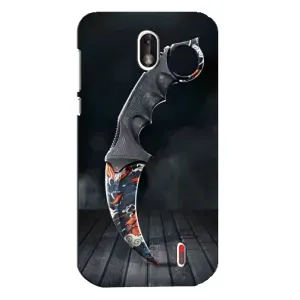 Чехол с рисунком «Кинжал КС ГО» для Nokia 1