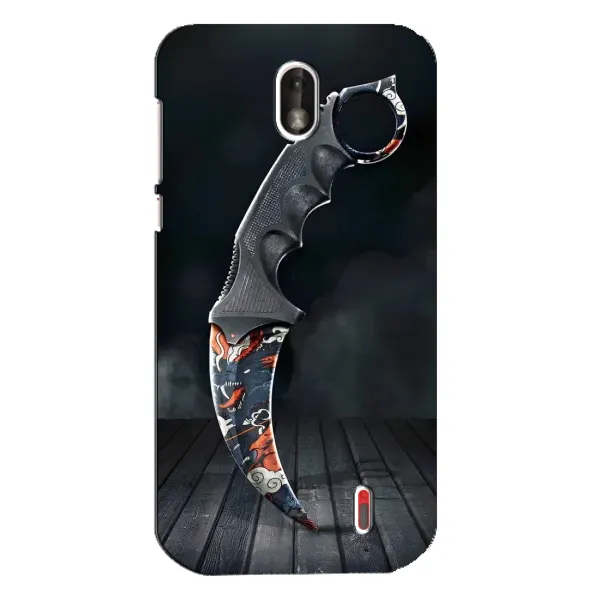 Чехол с рисунком «Кинжал КС ГО» для Nokia 1