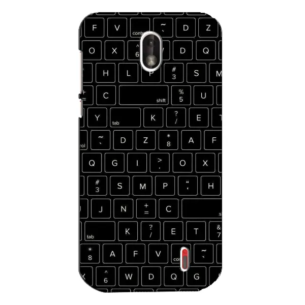 Чехол с рисунком «Клавиатура» для Nokia 1