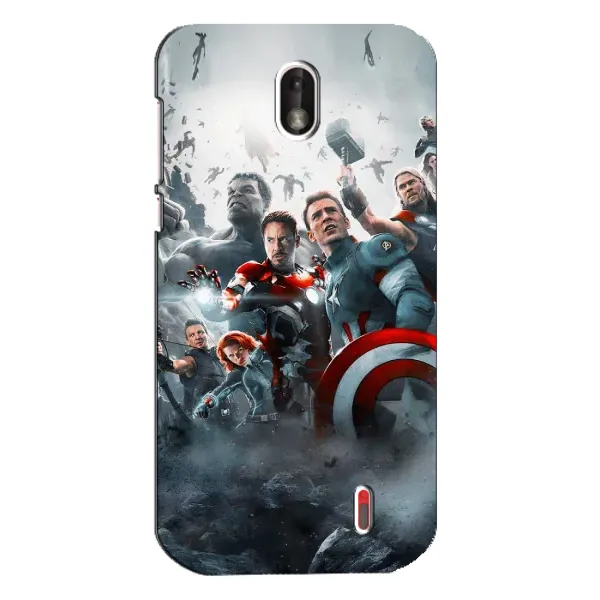 Чехол с рисунком «Команда марвел» для Nokia 1