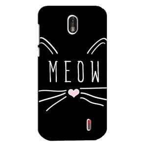 Бампер с изображением Котиков для Нокиа 1 (КОТИК MEOW)