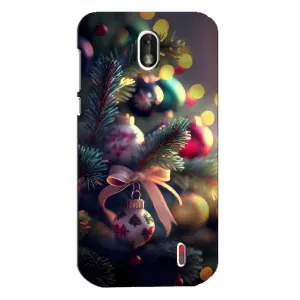 Чехлы на Новый Год Nokia 1 (Красивая елочка)