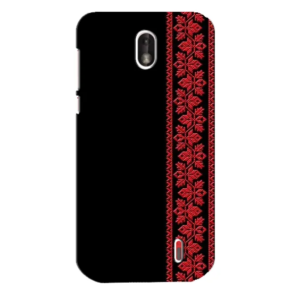 Чехол с рисунком «Красная Вышиванка» для Nokia 1 Чехол с рисунком «Красная Вышиванка» для Nokia 1