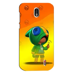Чехол Бравл Старс для Nokia 1 (LEON в кофте)