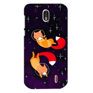 Чехол с Лисичкой для Nokia 1 (Лисы)