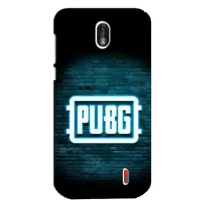 Чехол (TPU) с картинкой "Лого Пабг" на Нокиа 1 (Лого PUBG)