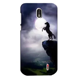 Чехлы с изображением разных животных для Nokia 1 (Лошадь)