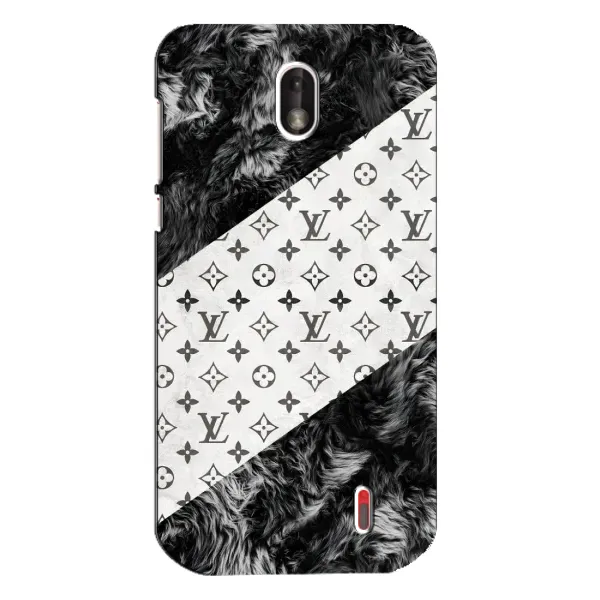 Чехол с рисунком «LV на белом» для Nokia 1 Чехол с рисунком «LV на белом» для Nokia 1