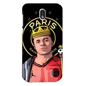 Чехол (TPU) с Футболистом на Nokia 1 (Mbappe King)