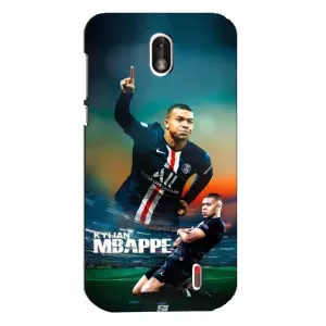 Чехол (TPU) с Футболистом на Nokia 1 (MBAPPE)