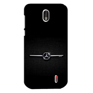 Силиконовый бампер с картинкой машины на Nokia 1 (Mercedes)