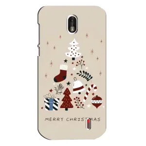 Чехол Санта Клаус для Nokia 1 (Merry Christmas)