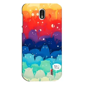 Силиконовый чехол с котиком для Nokia 1 (Mew)