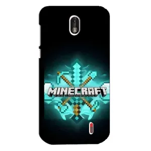 Чехол майнкрафт для Nokia 1 (MineCraft 2)