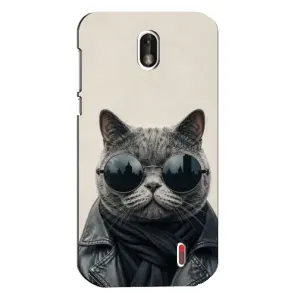 Чехол на тематику: Коты для Nokia 1 (Модный кот)