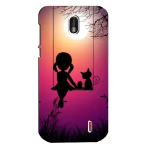 Чохол з малюнком «На гойдалці» для Nokia 1