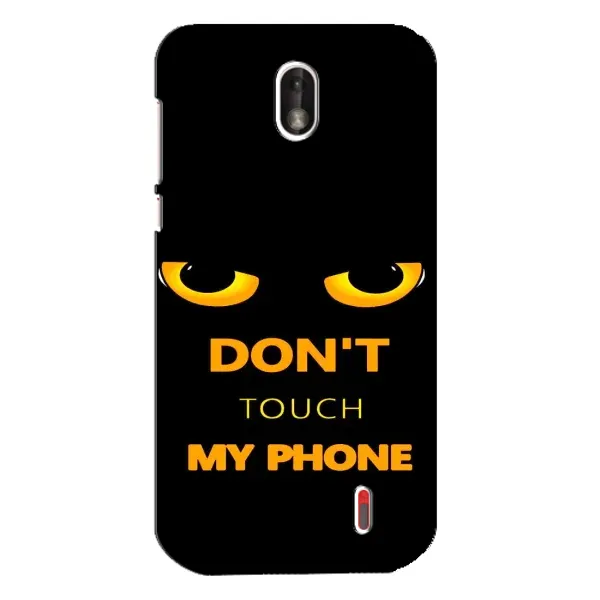 Чехол с рисунком «Не трогай мой телефон» для Nokia 1