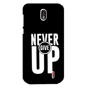 Силиконовый Чехол на Nokia 1 с картинкой Nike (Never Give UP)