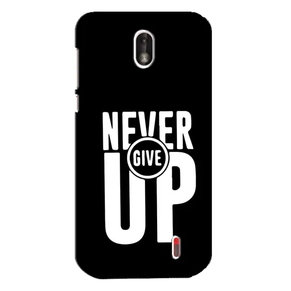 Чехол с рисунком «Never Give UP» для Nokia 1 Чехол с рисунком «Never Give UP» для Nokia 1