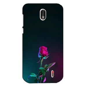 Чехлы с принтом Розочки для Nokia 1 (Ночная роза)
