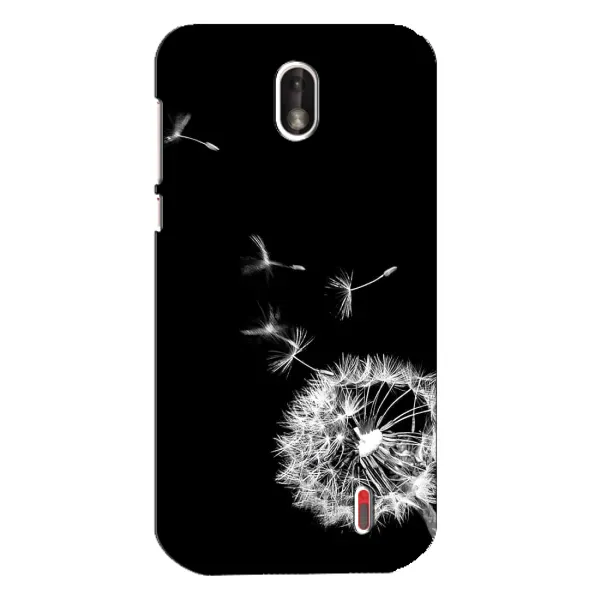 Чехол с рисунком «Одуванчик на чёрном» для Nokia 1 Чехол с рисунком «Одуванчик на чёрном» для Nokia 1