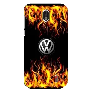 Чехол "Фольксваген" для Nokia 1 (Огненный Лого)