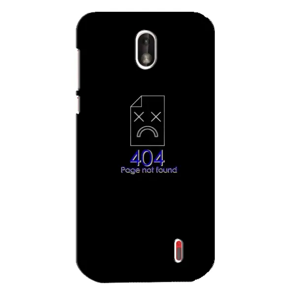 Чехол с рисунком «Ошибка 404» для Nokia 1