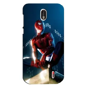 Чехол Супергерой Человека Паука на Nokia 1 (Паук на доме)
