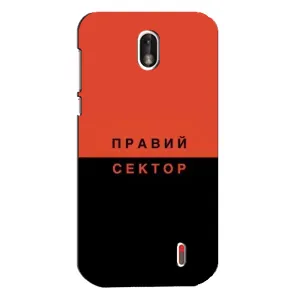 Чехлы УПА (Красно-Чёрный) на Nokia 1 (Правый Серктор)