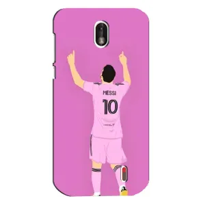 Чехлы Лео Месси в Майами на Nokia 1 (Празднование Месси)