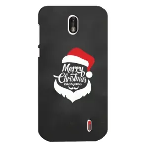 Чехол Санта Клаус для Nokia 1 (Санта Крисмас)