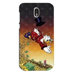 Силиконовый чехол для Nokia 1 (Скрудж Луи Виттон)