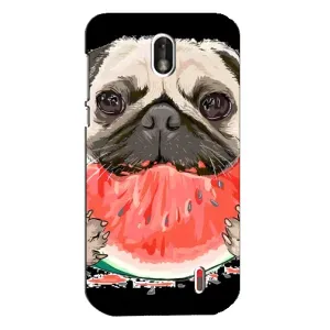 Чехол (ТПУ) Милые собачки для Nokia 1 (Смешной Мопс)