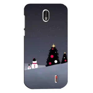 Чехлы на Новый Год Nokia 1 (Снеговички)