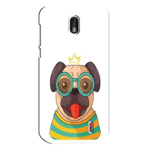 Бампер для Nokia 1 с картинкой "Песики" (Собака Король)