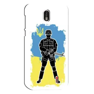 Патриотические Чехлы для Нокиа 1 (Солдат Украины)