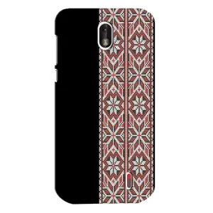 Силиконовый Чехол на Nokia 1 с картинкой Вышиванки (Стильная вишиванка)