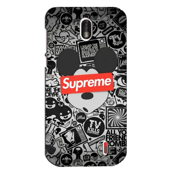 Чехол с рисунком «Supreme Маус» для Nokia 1 Чехол с рисунком «Supreme Маус» для Nokia 1