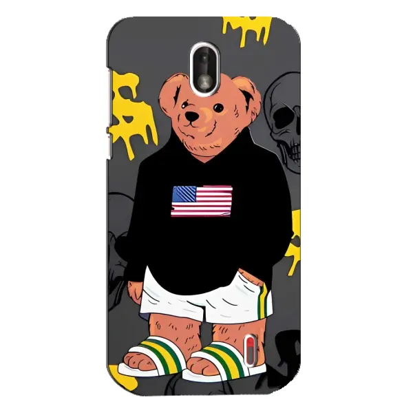 Чехол с рисунком «Teddy USA» для Nokia 1 Чехол с рисунком «Teddy USA» для Nokia 1