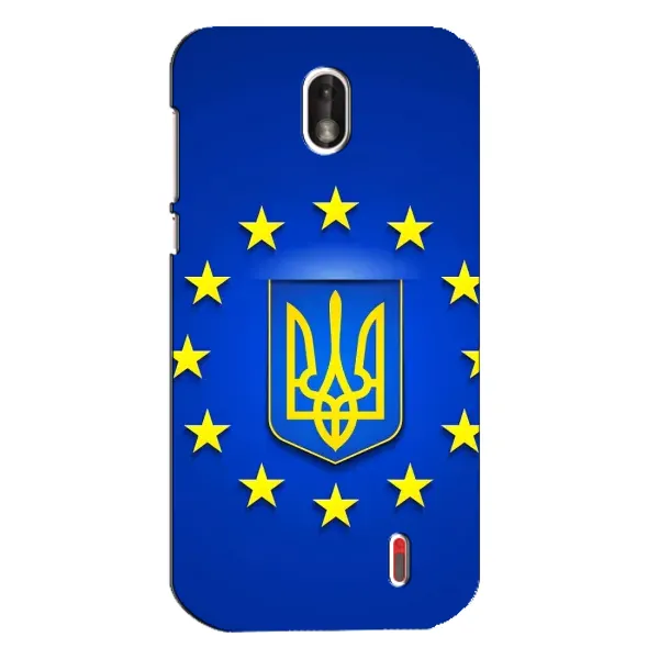 Чехол с рисунком «Украина это Европа» для Nokia 1 Чехол с рисунком «Украина это Европа» для Nokia 1