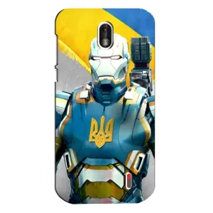 Силиконовый Чехол на Nokia 1 (Я-Украина) (Украинский робокоп)