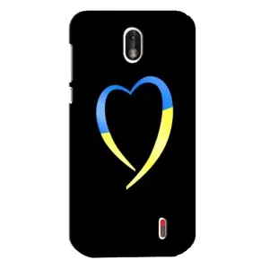 Силиконовый Чехол на Nokia 1 (Я-Украина) (Украинское сердце)