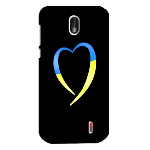 Чохол з малюнком «Українське серце» для Nokia 1 Чохол з малюнком «Українське серце» для Nokia 1