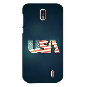 Чехол Флаг USA для Nokia 1