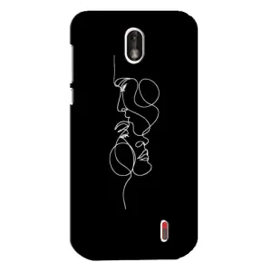 Силиконовые Чехлы Любимому человеку для Nokia 1 (Влюбленная пара)