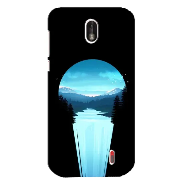 Чохол з малюнком «Синій Водоспад» для Nokia 1 Чохол з малюнком «Синій Водоспад» для Nokia 1