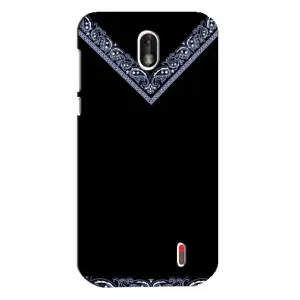 Силиконовый Чехол на Nokia 1 (Воротник вышиванки)