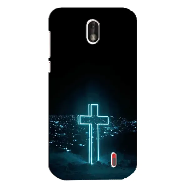 Чохол з малюнком «Яскравий Хрест» для Nokia 1 Чохол з малюнком «Яскравий Хрест» для Nokia 1